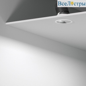 Встраиваемый светодиодный светильник Elektrostandard Inline 25090/LED 10W 4000K белый/хром a064611