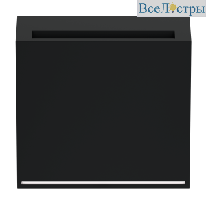 Накладка для выключателя карточного Voltum S70 (черный матовый) VLS002608