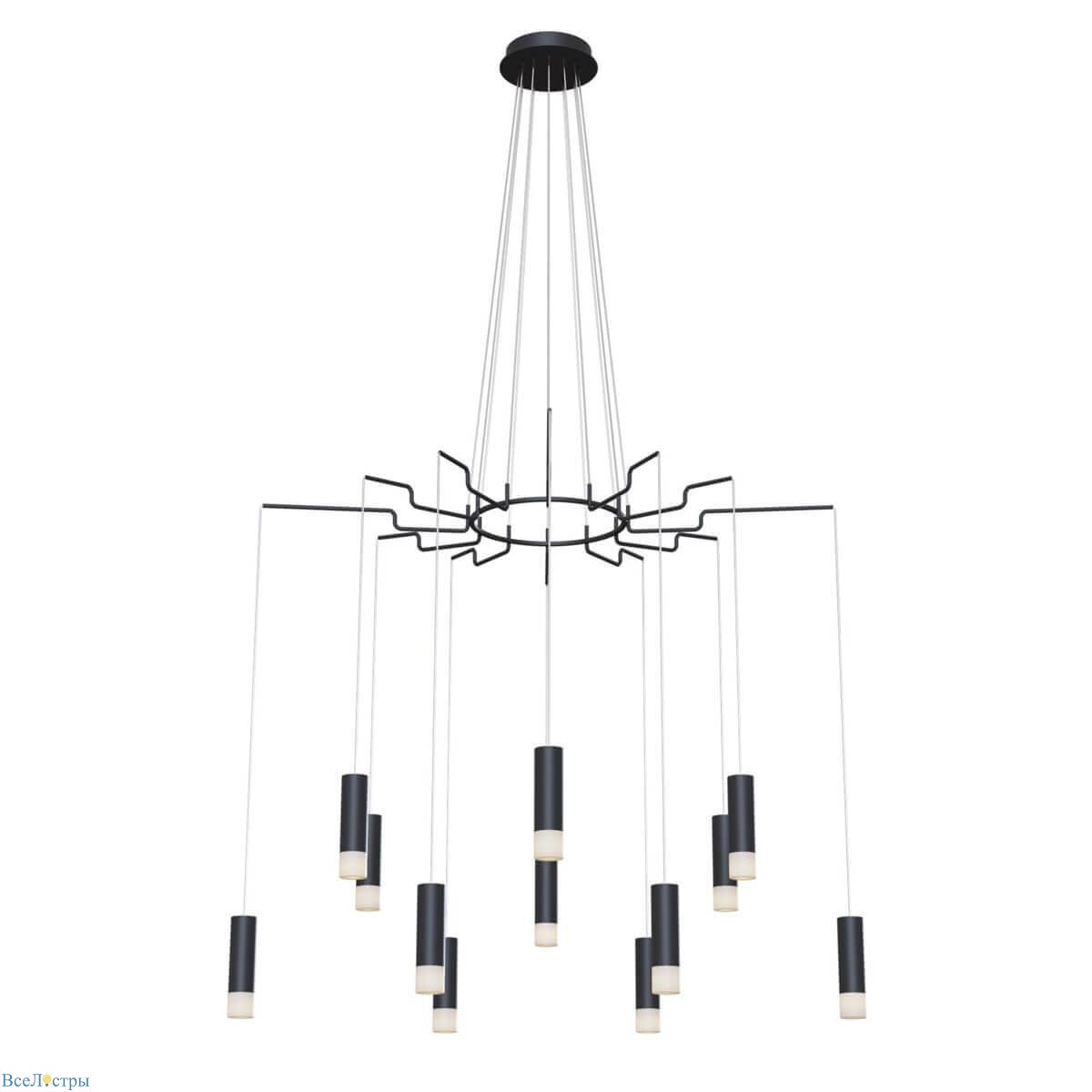 подвесная люстра maytoni davida mod035pl-12b