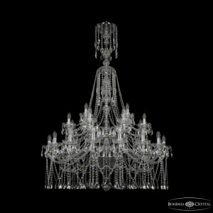 Подвесная люстра Bohemia Ivele Crystal 1413/16+8+4/400/XL-163/2d Ni