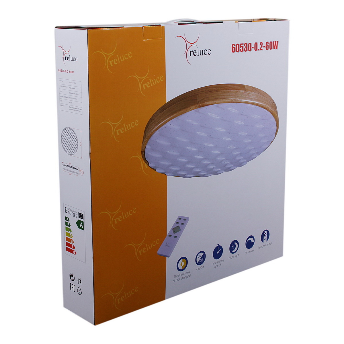 потолочный светильник reluce 60530-0.2-60w