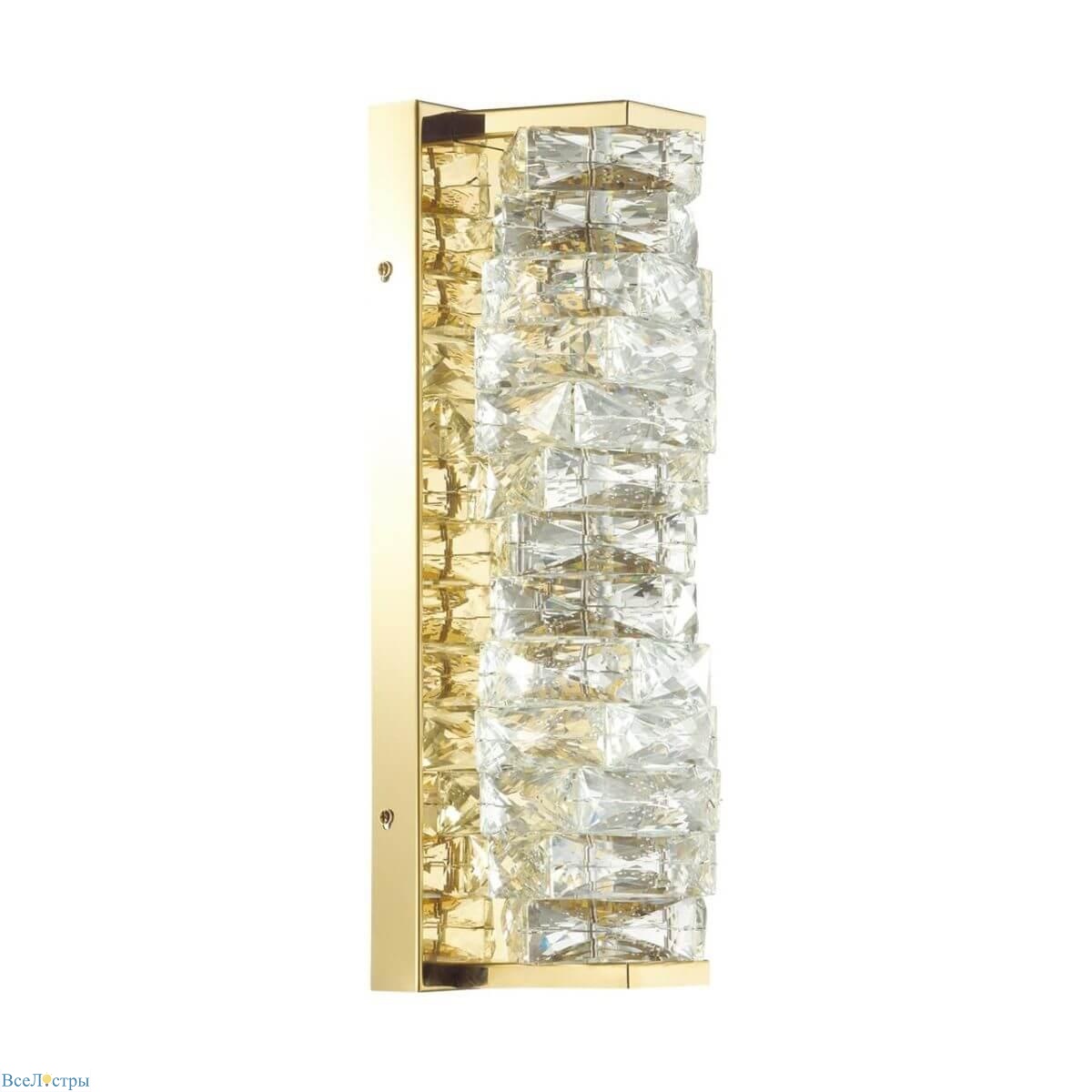 настенный светодиодный светильник odeon light straza 4999/10wl
