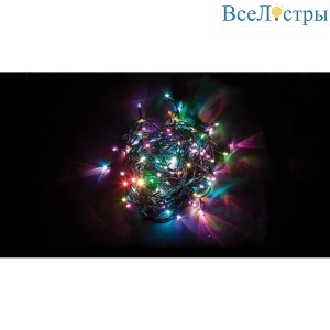 Светодиодная гирлянда Feron 10 веток 230V разноцветная с мерцанием CL92 32376