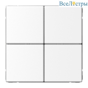 Выключатель 4-клавишный сценарный, сх. 1 Systeme Electric ArtGallery Белый GAL000174