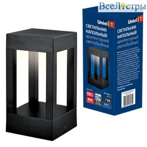 Уличный светодиодный светильник (UL-00006815) Uniel ULU-T03A-10W/3000K IP65 Black