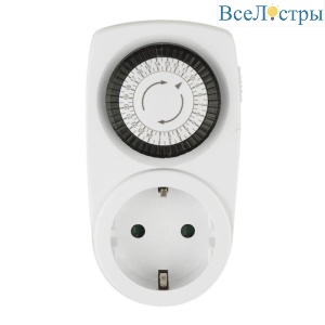 Таймер механический (UL-00003765) Uniel UST-M10 White