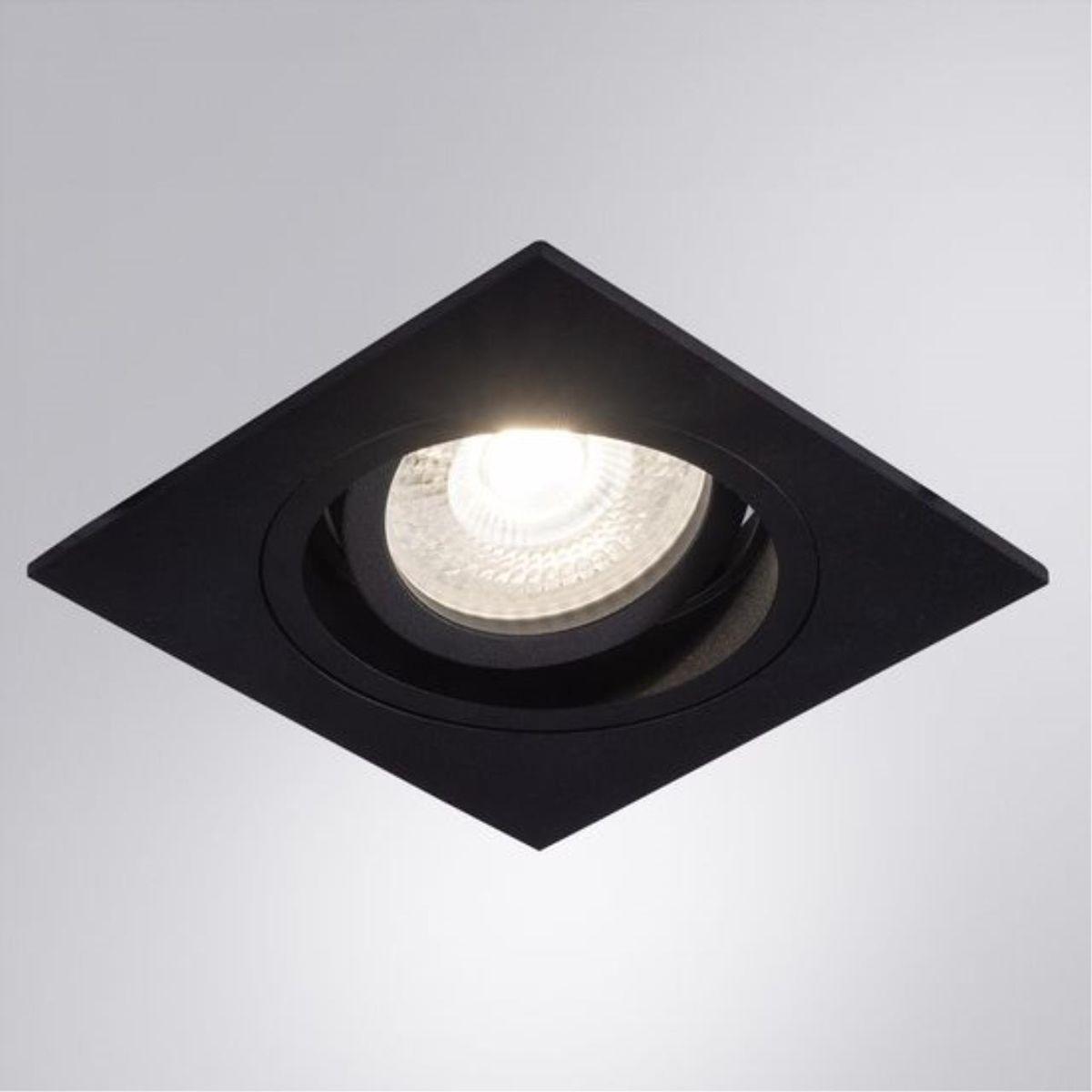 встраиваемый светильник arte lamp tarf a2178pl-1bk