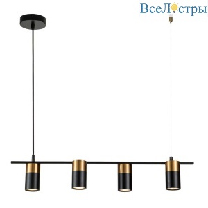 Подвесная люстра Indigo Liberta 11014/4P Black V000146