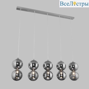 Подвесной светильник Eurosvet Selisa 50092/5 хром/дымчатый a060588