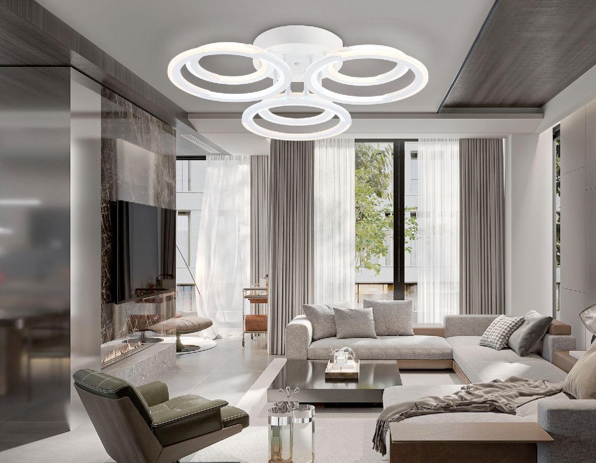 потолочная люстра ambrella light original acrylica fa8943