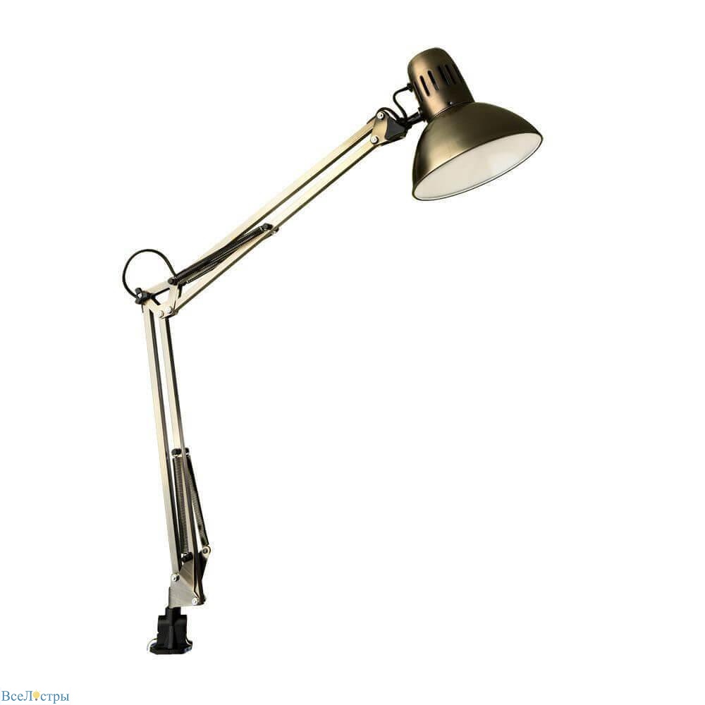 настольная лампа офисная arte lamp senior a6068lt-1ab
