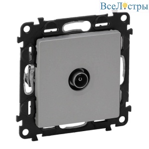 Розетка TV оконечная Legrand Valena Life алюминий 753660