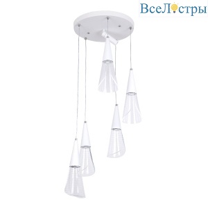 Каскадная люстра LED4U L7106-6 WТ