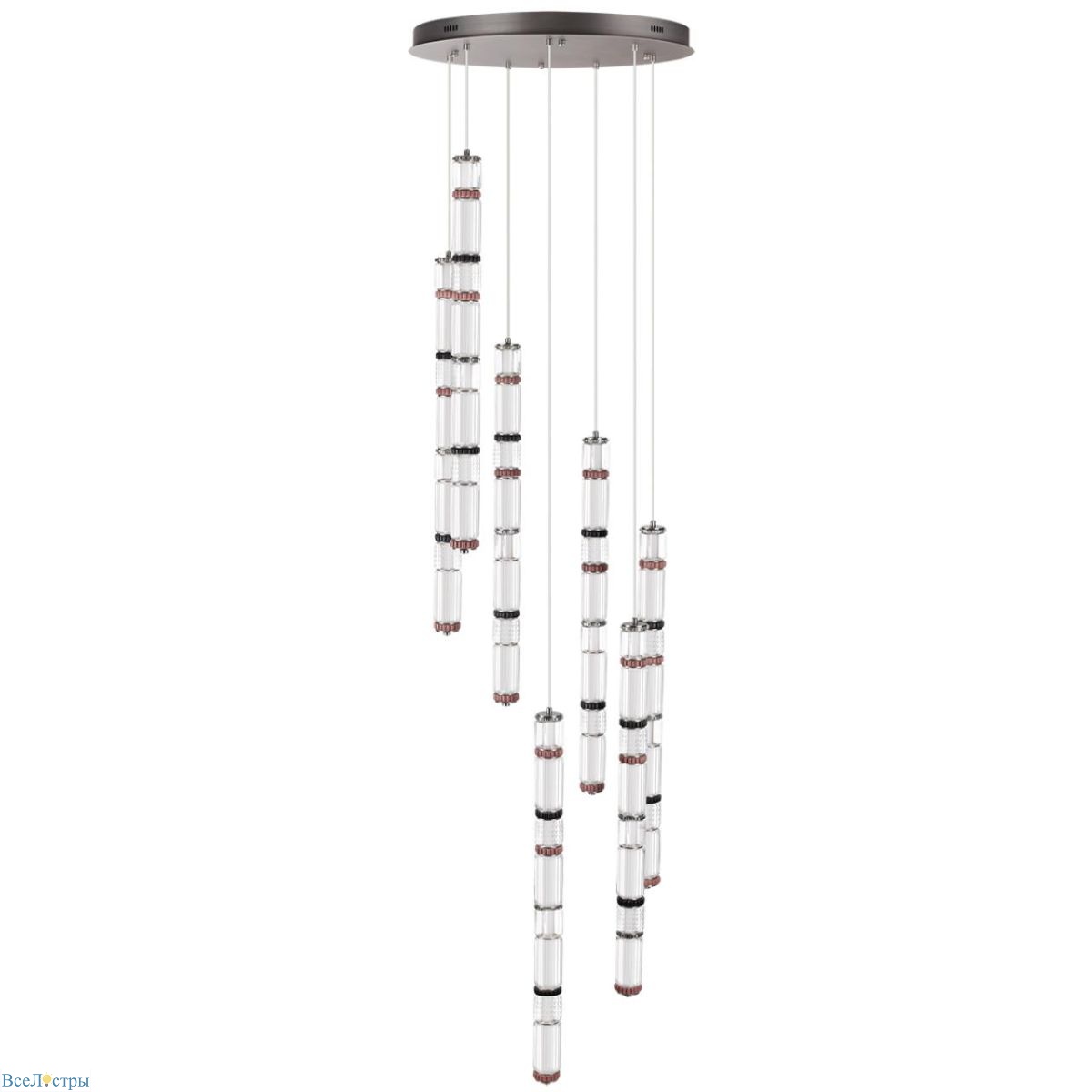 каскадная люстра odeon light l-vision collier 5456/210l
