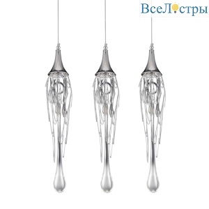 Подвесной светильник Delight Collection Goddess Tears P68009L-3 chrome
