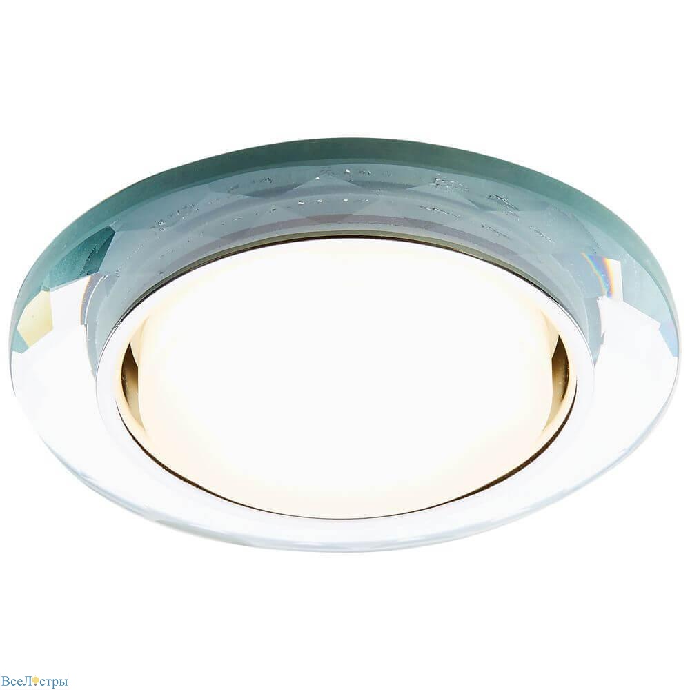 встраиваемый светильник ambrella light gx53 classic g8077 ch