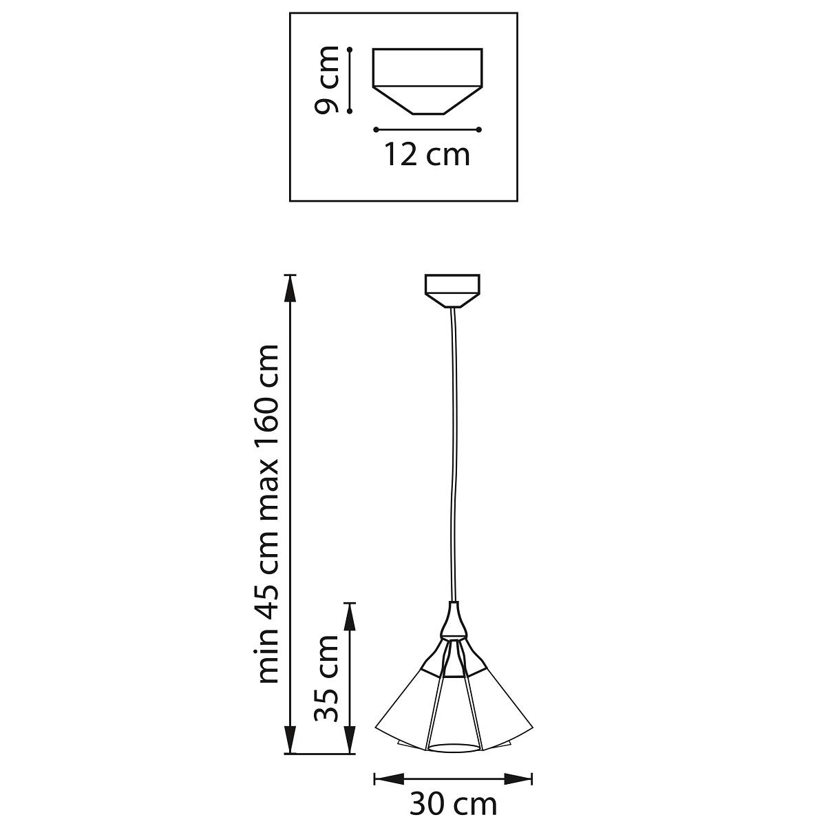 подвесной светильник lightstar cone 757150
