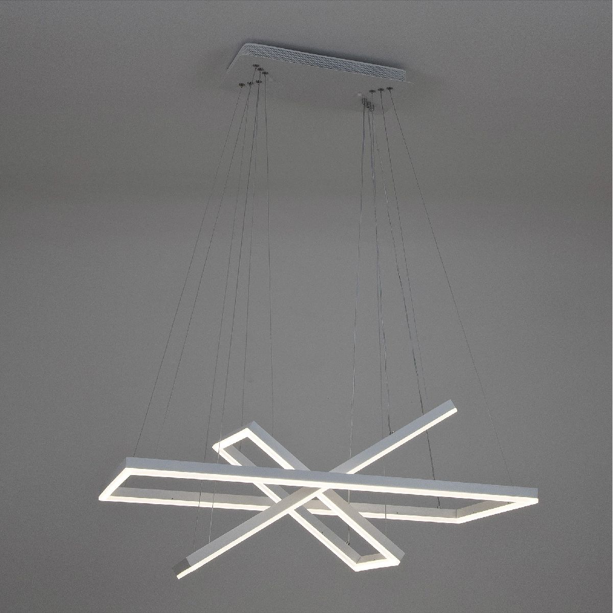 подвесная люстра led4u l11001-3 wh