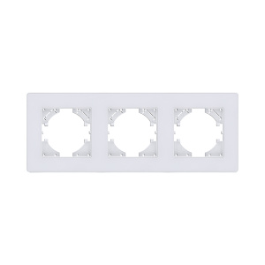 Рамка 3-постовая, белый Kollinger Eleganz Acryl EA3WH