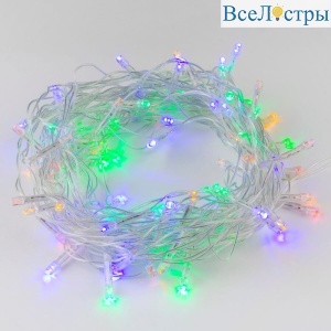 Светодиодная гирлянда (UL-00007179) Uniel 220V разноцветный ULD-S1000-090/STA Multi IP20