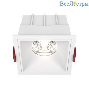 Встраиваемый светильник Maytoni Technical Alfa LED DL043-01-15W4K-SQ-W