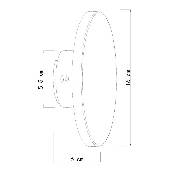 уличный настенный светодиодный светильник arte lamp nimbo a4412al-1bk