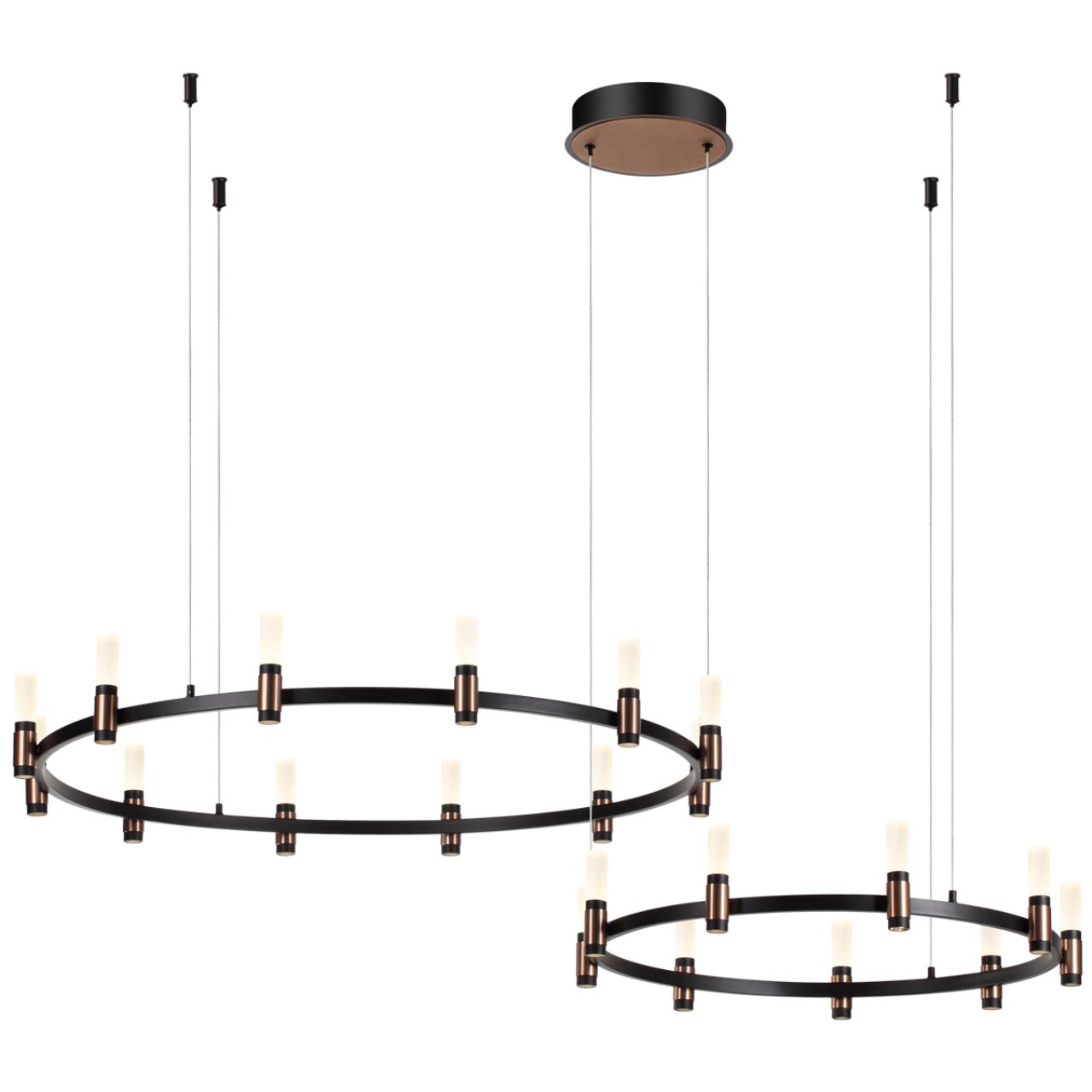 подвесная люстра odeon light candel 5009/98la