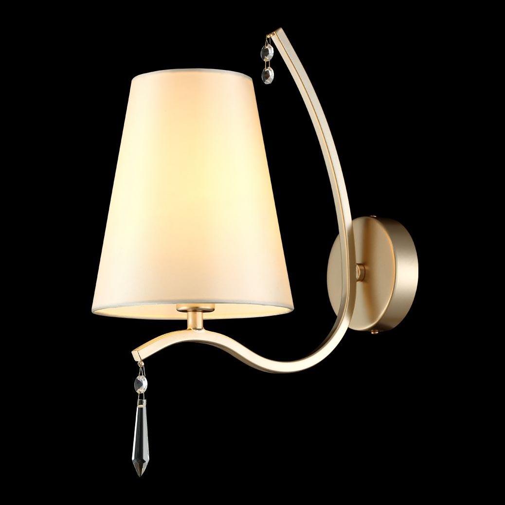 бра crystal lux renata ap1 gold