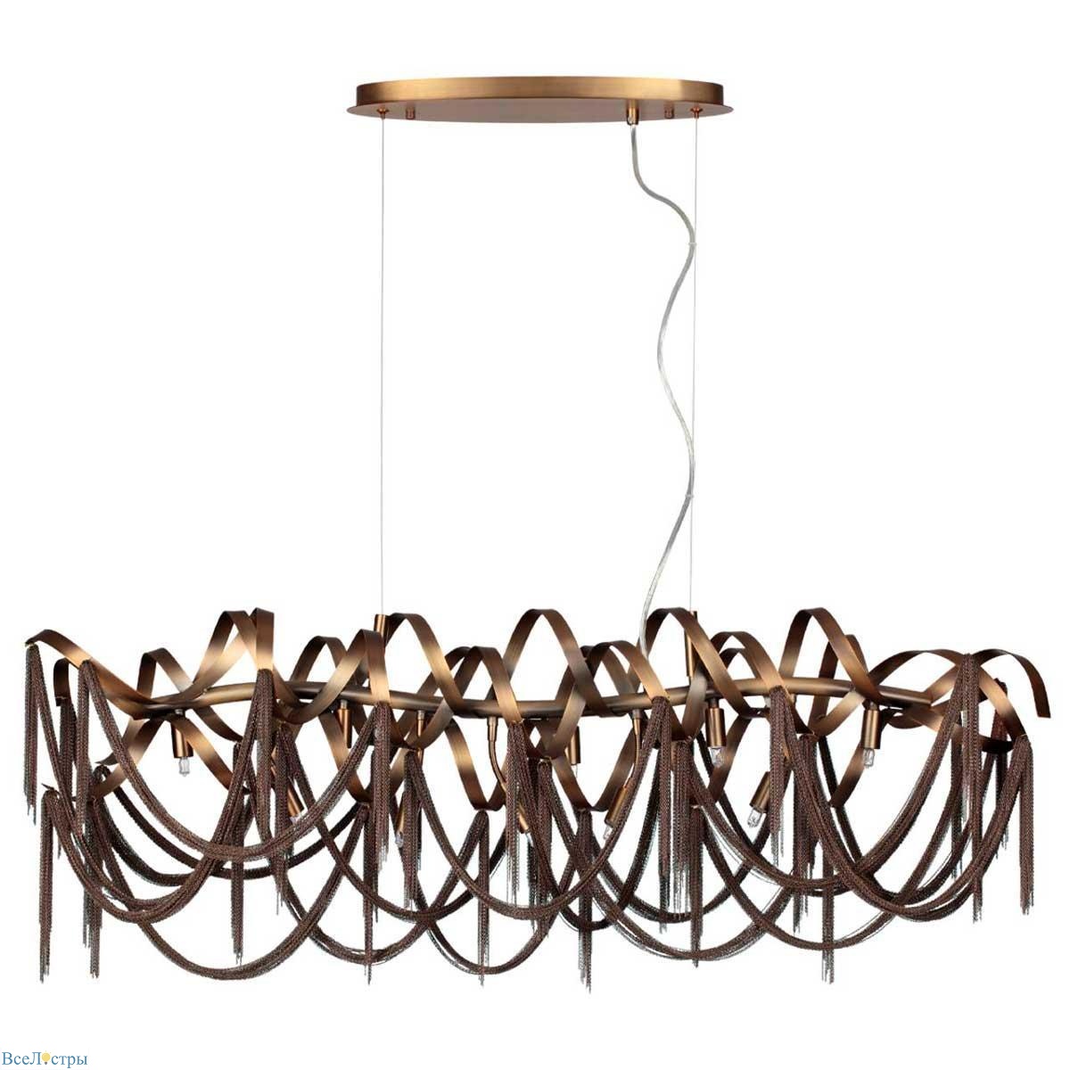 подвесная люстра odeon light chainy 5066/10