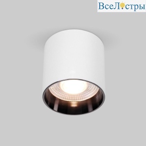 Накладной светодиодный светильник Elektrostandard Orson 25034/LED 10W 4200K белый/чёрный жемчуг a062929