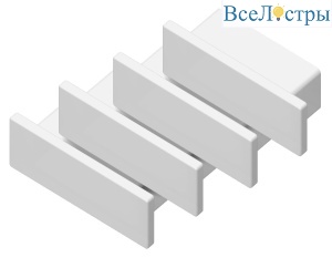 Заглушка (4 шт.) Ambrella Light Alum Profile GP8300