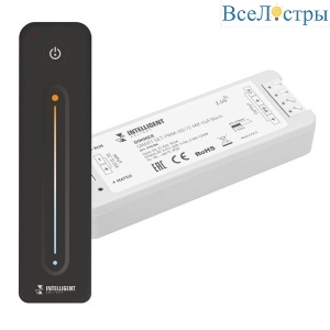 Диммер Arlight SMART-SET-PWM-102-72-MIX-SUF Black (12-24V, 2x5A, ПДУ LINE, 2.4G) 036186