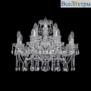 Подвесная люстра Bohemia Ivele 1413/8+4/200 Ni