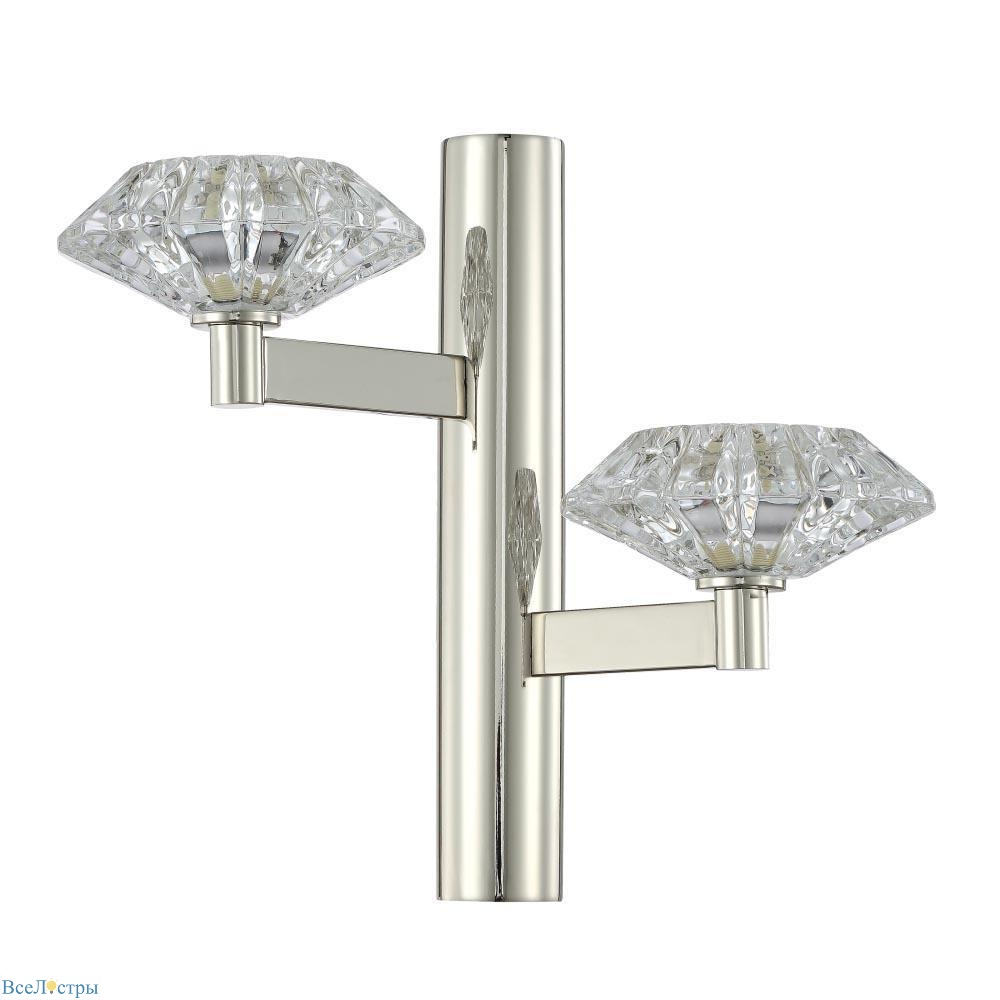 бра crystal lux rebeca ap2 nickel