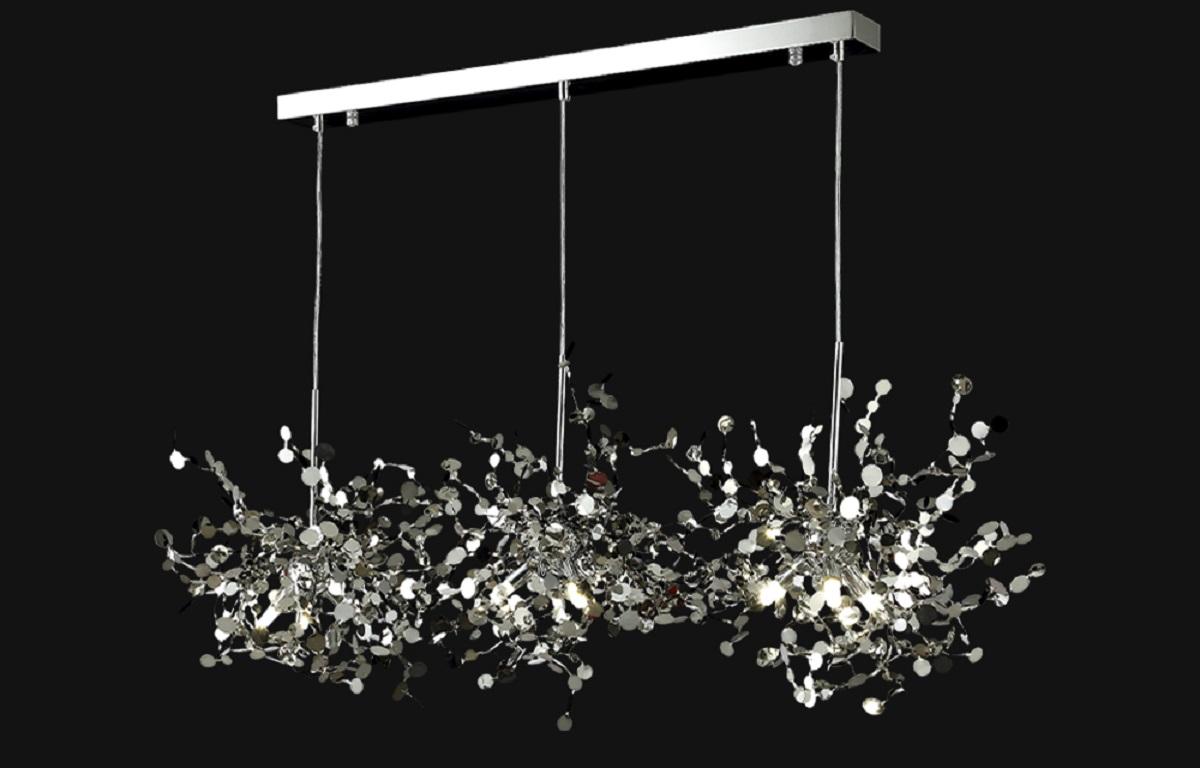 подвесная люстра crystal lux garden sp3х3 l1200 chrome