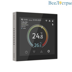 Умный сенсорный терморегулятор с LCD дисплеем Werkel 4690389218347 a071605