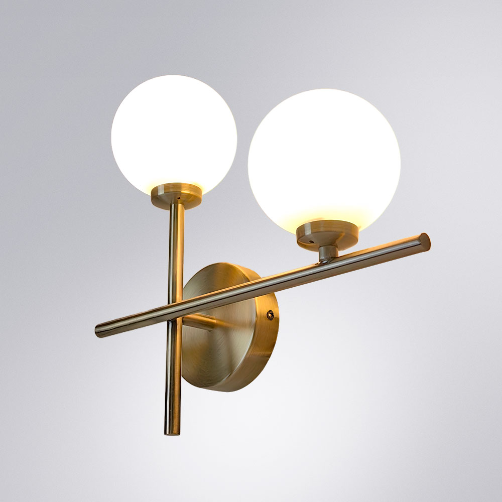 бра arte lamp bolla-piccolo a3989ap-2ab