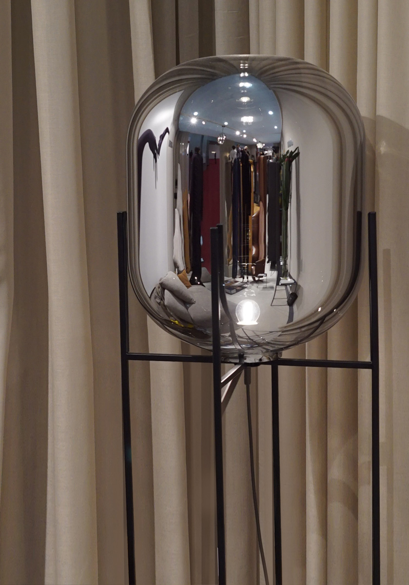 торшер delight collection floor lamp 9355f black/smoky