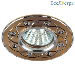 Встраиваемый светильник ЭРА KL40 SL/GD Б0003850