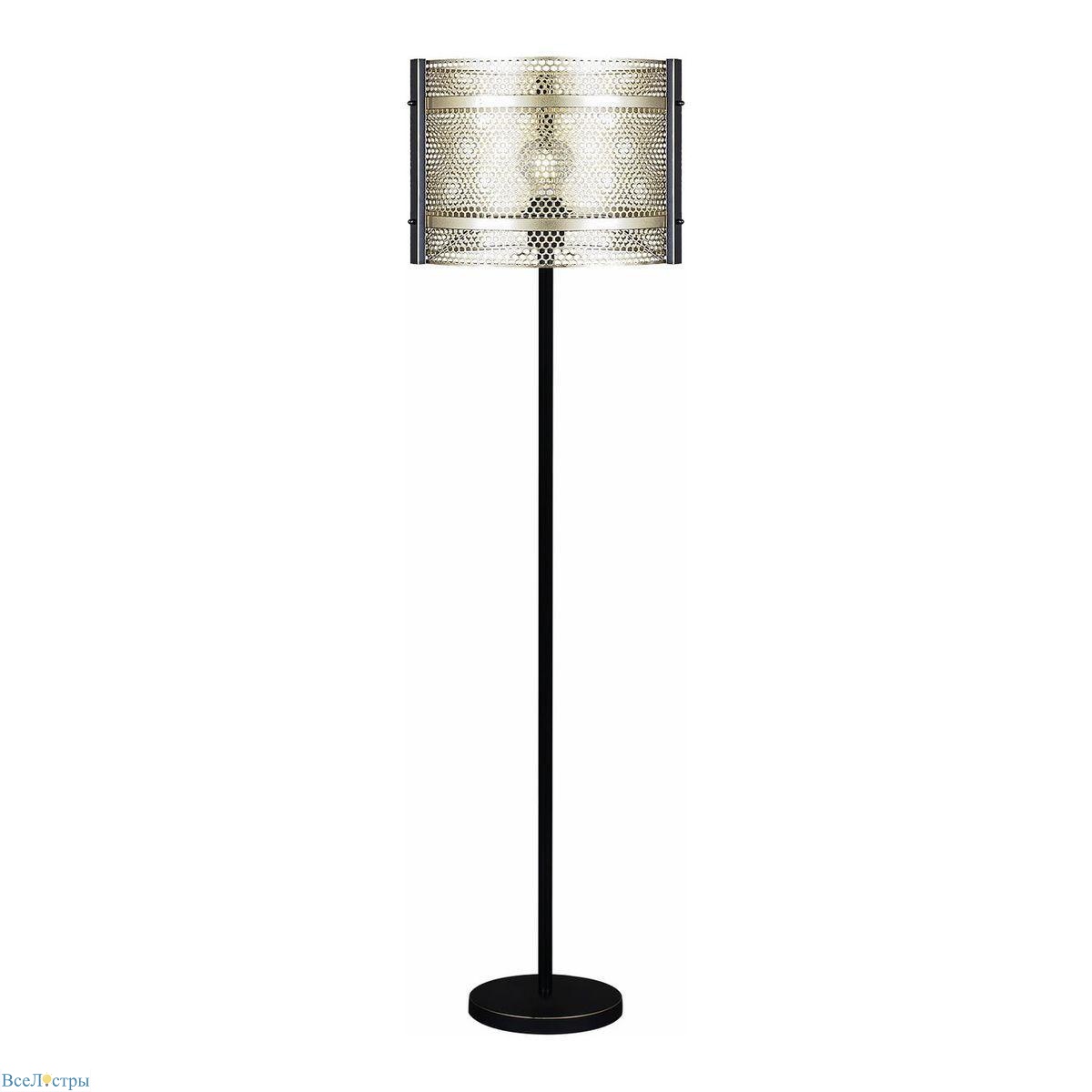 торшер illumico il1003-1f-05 bk gd