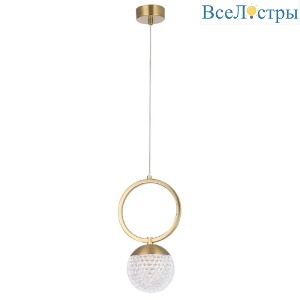 Подвесной светильник Crystal Lux CAROLINA SP1 V1 BRASS