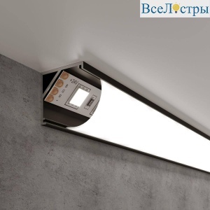 Профиль угловой алюминиевый с рассеивателем Elektrostandard LL-2-ALP008 a053627