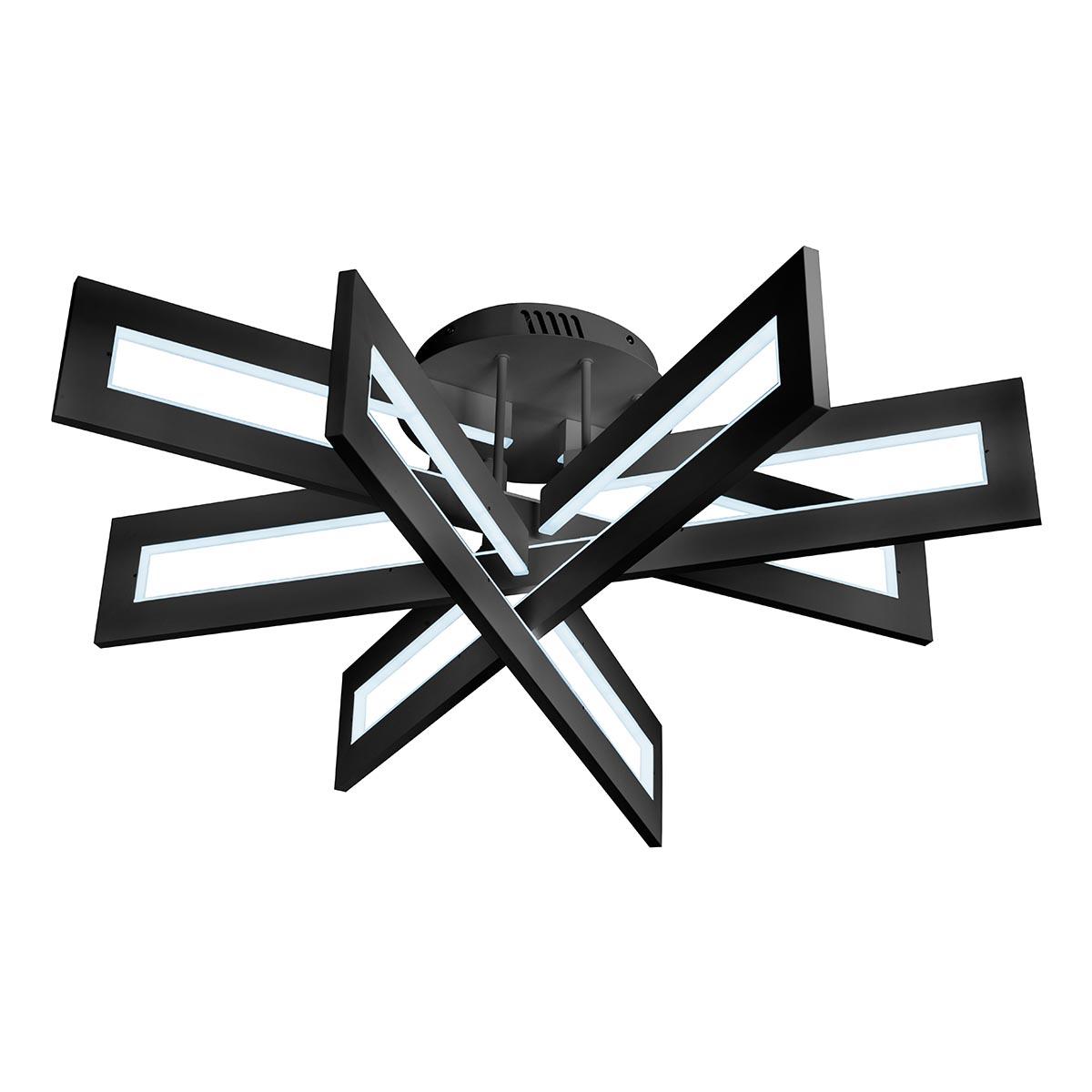 потолочный светодиодный светильник iledex stalker 9082-r800-x 128w bk