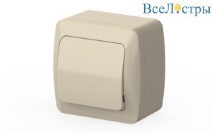 Выключатель одноклавишный ELBI Alsu 504-010300-200