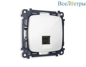 Комплект механизма компьютерной розетки RJ-45(8P8C) Ambrella Volt Omega (OP1120, VM188) MO112010