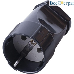 Розетка переносная 2P+PE Stekker черный PST16-40-200 32854