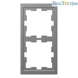 Рамка 2-постовая Schneider Electric Merten D-Life MTN4020-6536