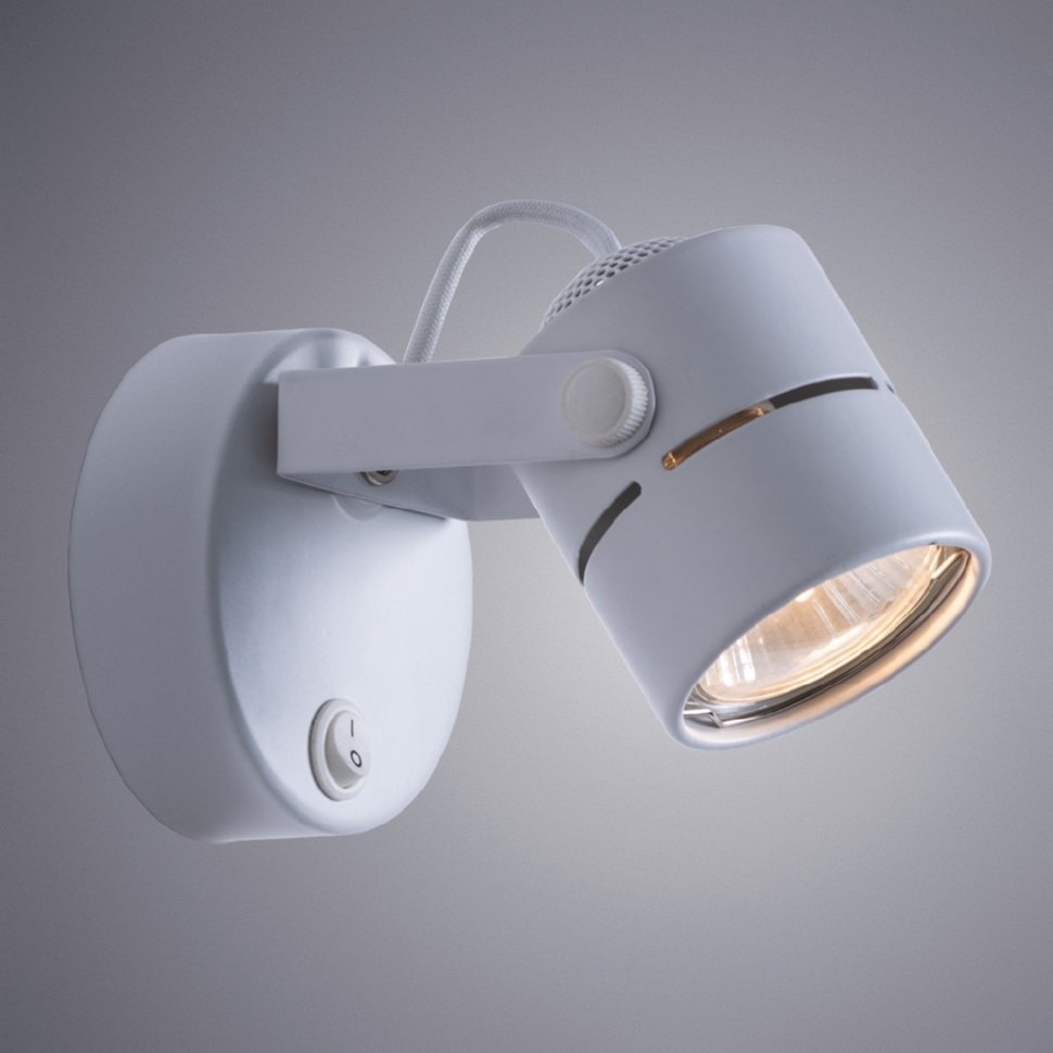 спот arte lamp mizar a1311ap-1wh