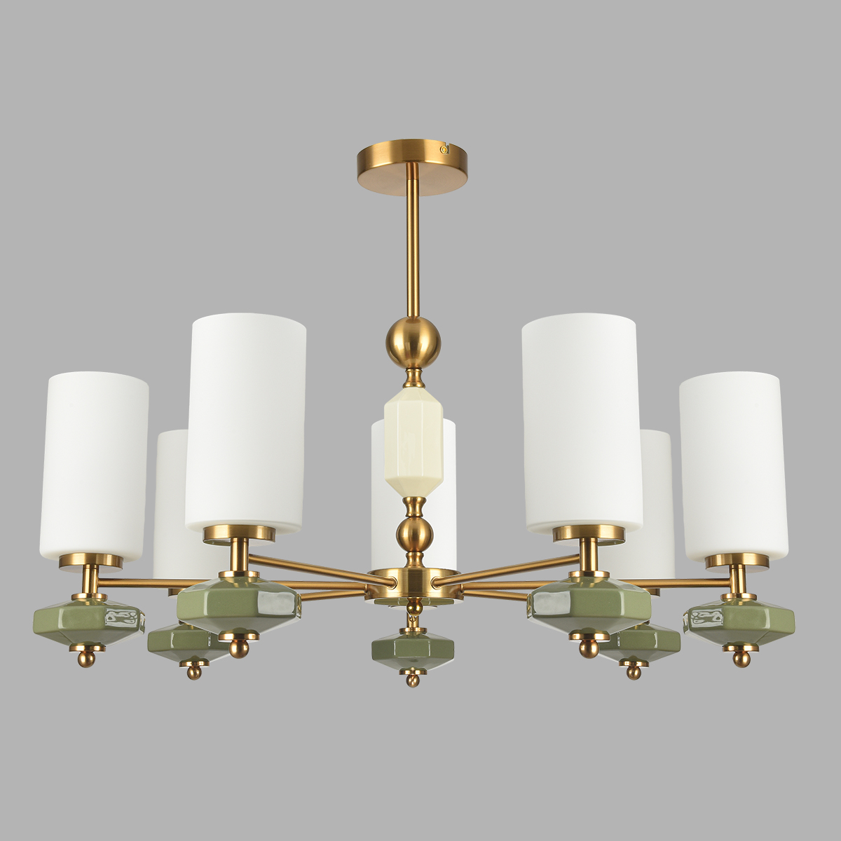 люстра на штанге lumion moderni mila 8427/7c