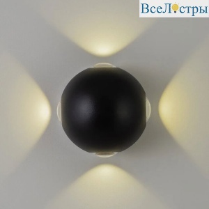 Уличный настенный светильник AM Group AM303-4X3 W BK 4000K